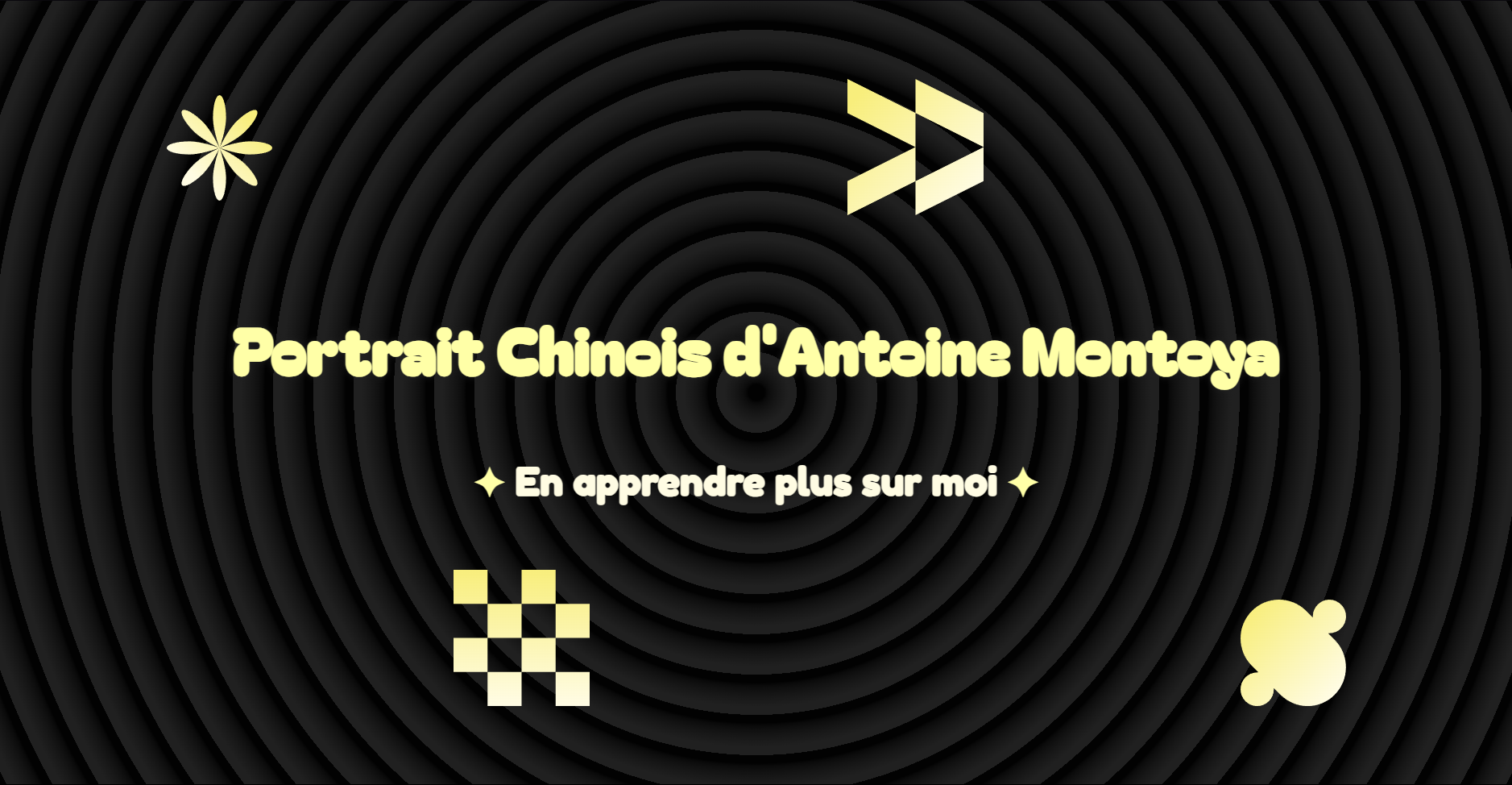 page de mon portrait chinois